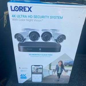 lorex 8 channel 4k security camera system